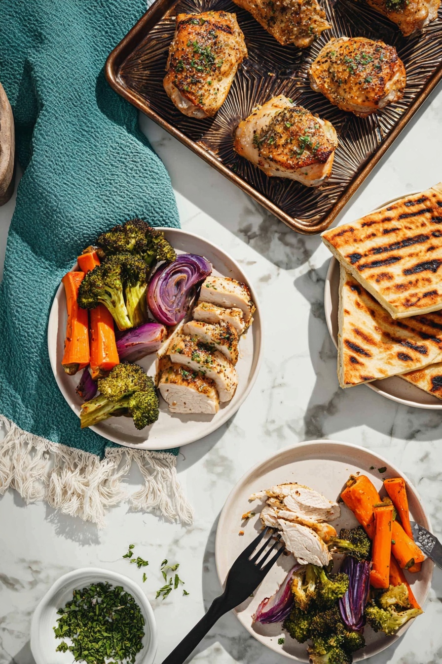 Italian chicken dinner - Serving Suggestion