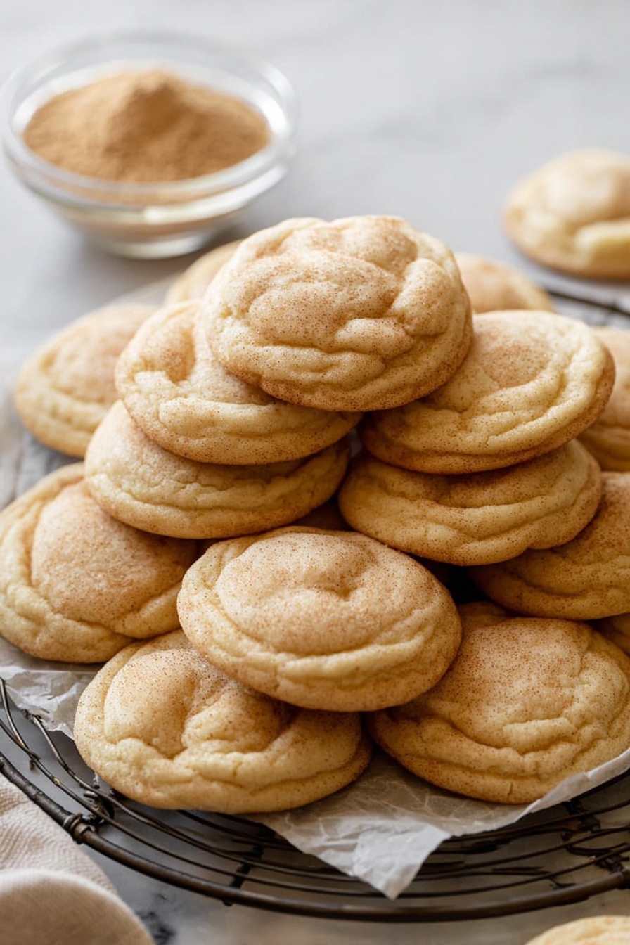 Snickerdoodle Cookies - Serving Suggestion